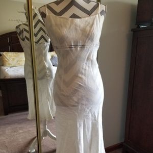 White Linen Dress